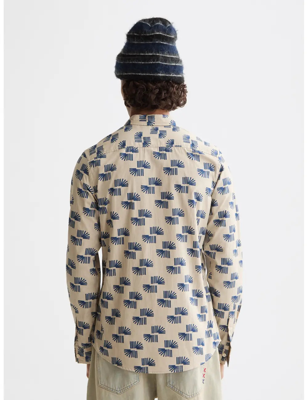 Slim Fit Printed Shirt detail shot showing fabric and craftsmanship by Scotch & Soda