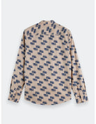 Slim Fit Printed Shirt flat lay back view by Scotch & Soda