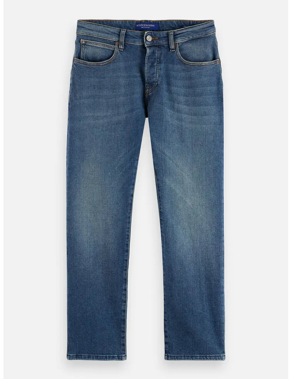 Zee Straight Jeans flat lay front view by Scotch & Soda