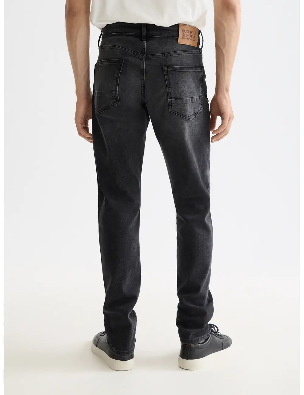 Ralston Slim Jeans detail shot showing fabric and craftsmanship by Scotch & Soda