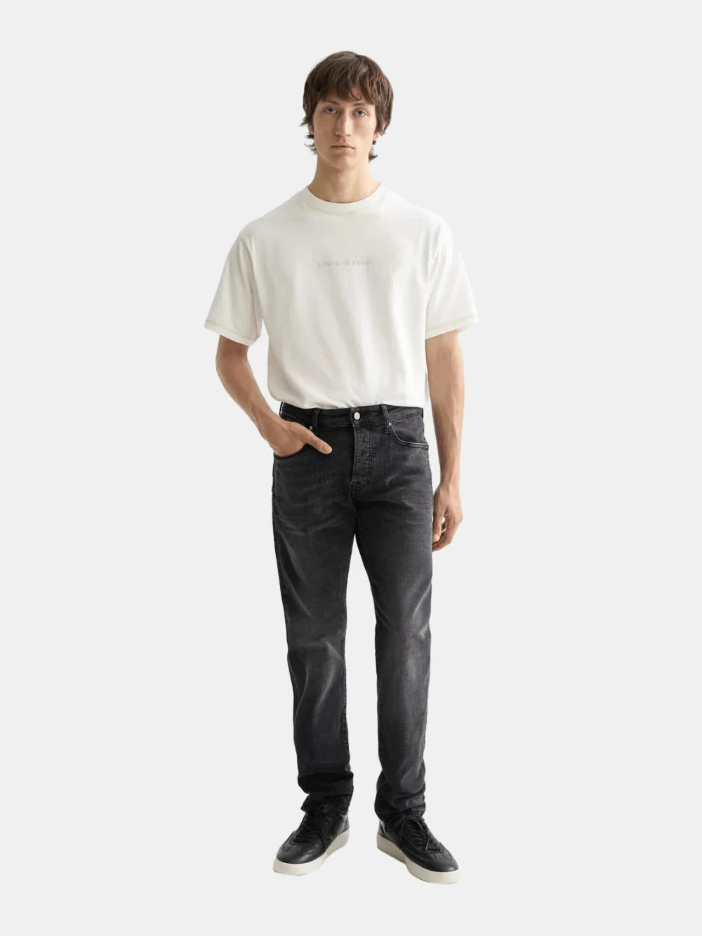 Core Ralston Slim Jeans — Black Night - Scotch & Soda