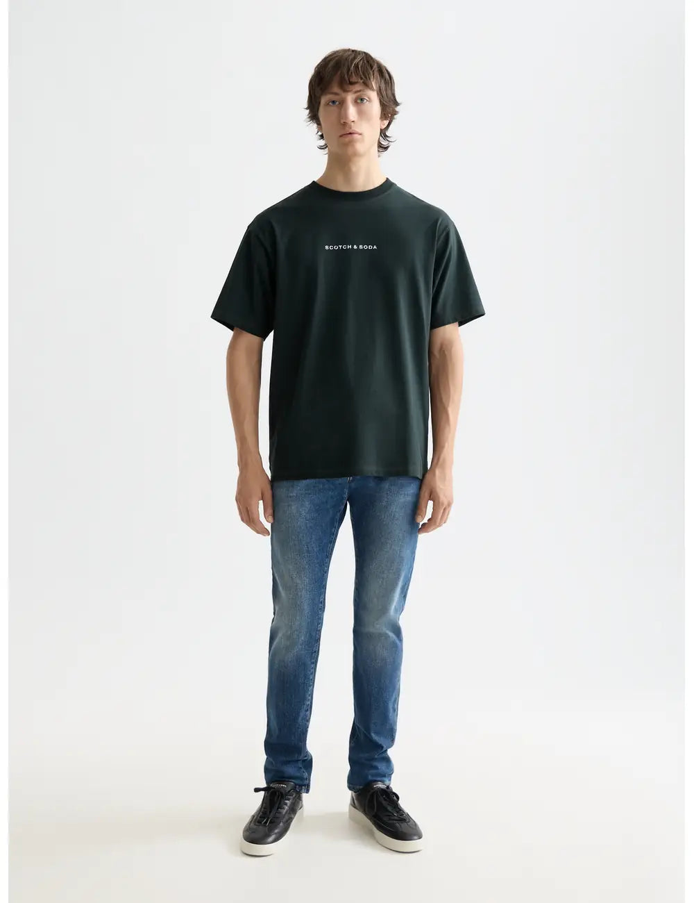 Ralston Slim Jeans full model shot showing overall fit by Scotch & Soda