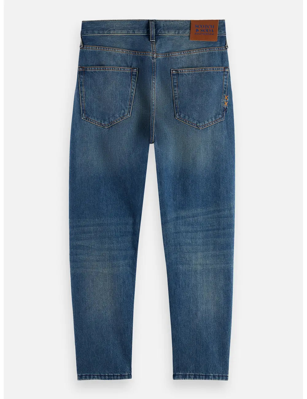 Loose Tapered Jean flat lay back view by Scotch & Soda