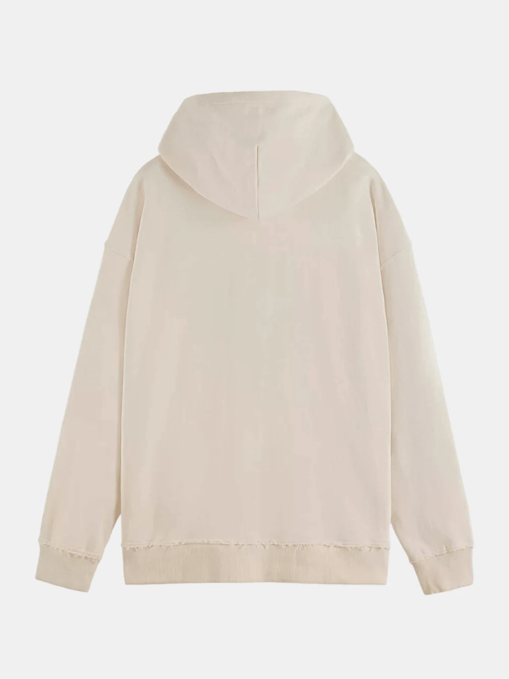 loose-fit-embroidered-artwork-hoodie back view by Scotch & Soda