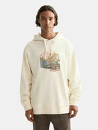 loose-fit-embroidered-artwork-hoodie front view by Scotch & Soda