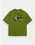 Loose Fit Artwork Tee flat lay back view by Scotch & Soda