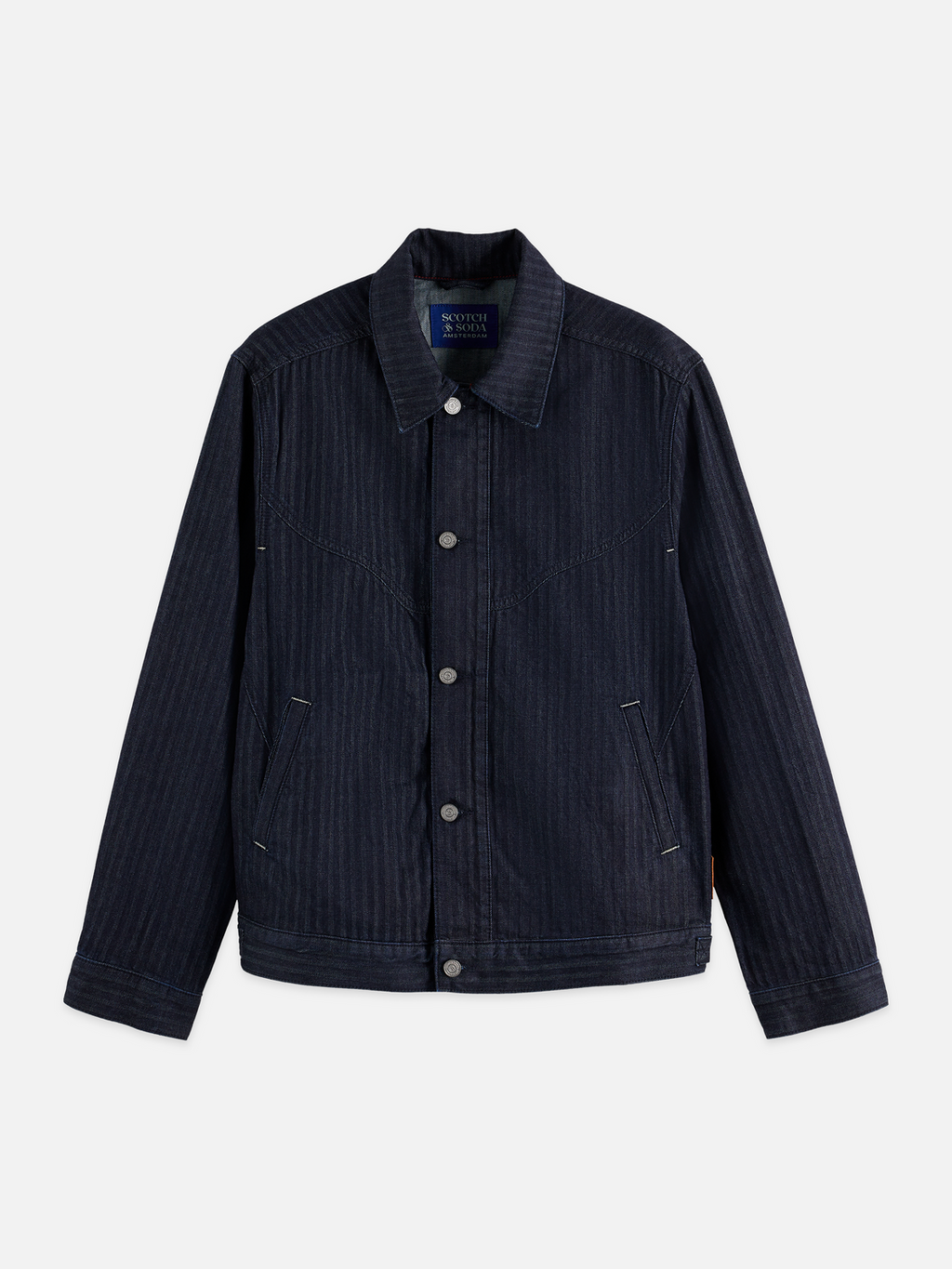 Trucker jacket with western details