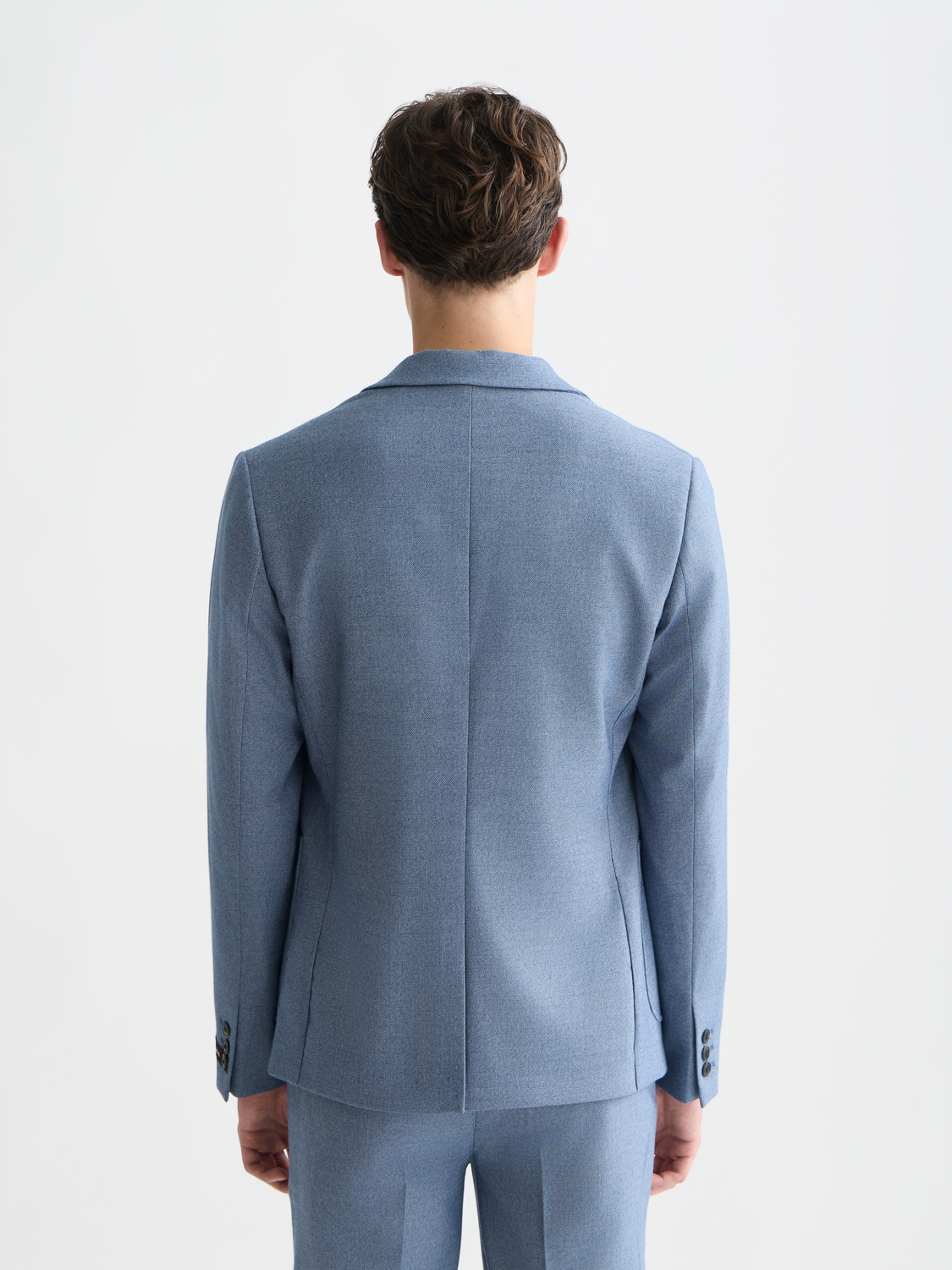 Structured weave blazer