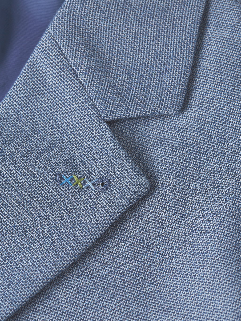 Structured weave blazer