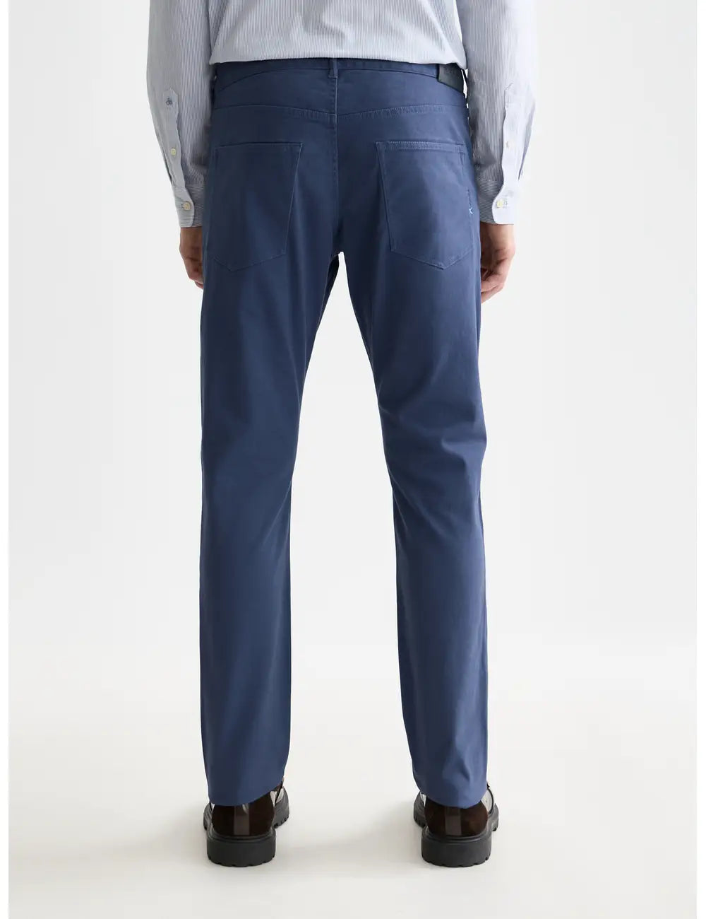 Ralston Stretch Cotton-twill 5-pocket Pant back view showing fit and finish by Scotch & Soda