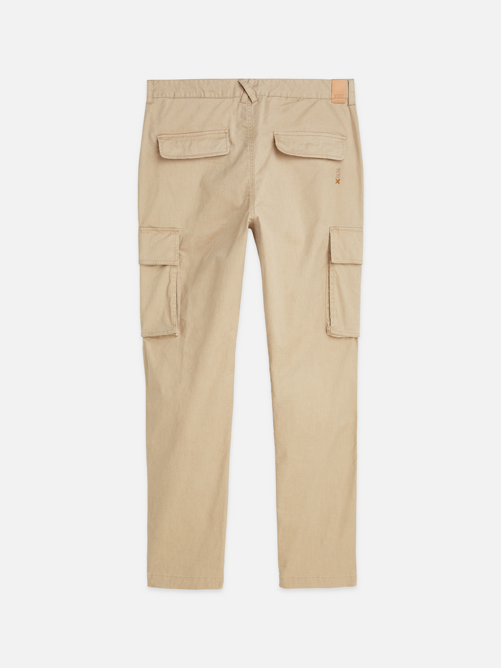 Stuart washed cotton-blend slim cargo