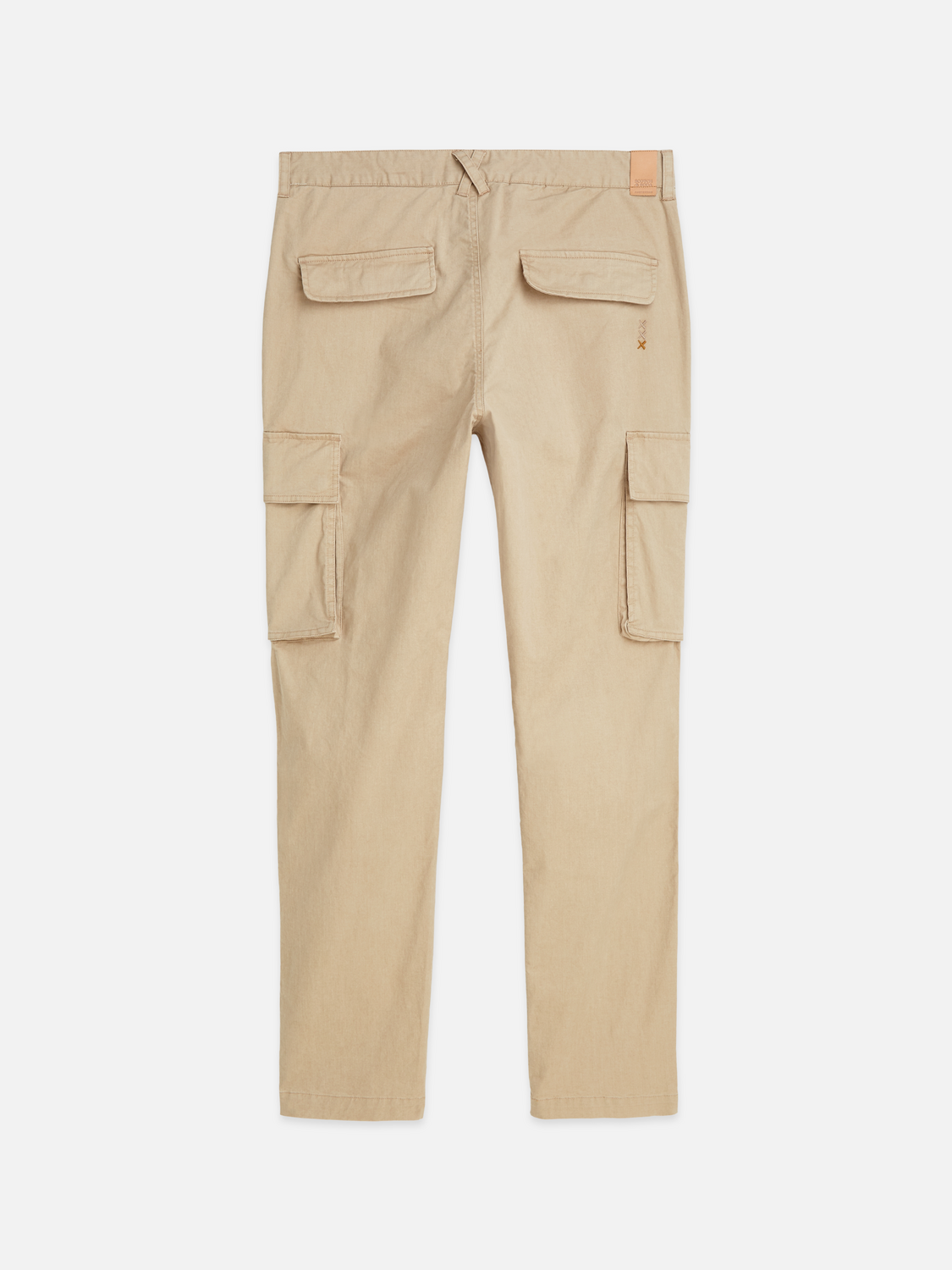 Stuart washed cotton-blend slim cargo