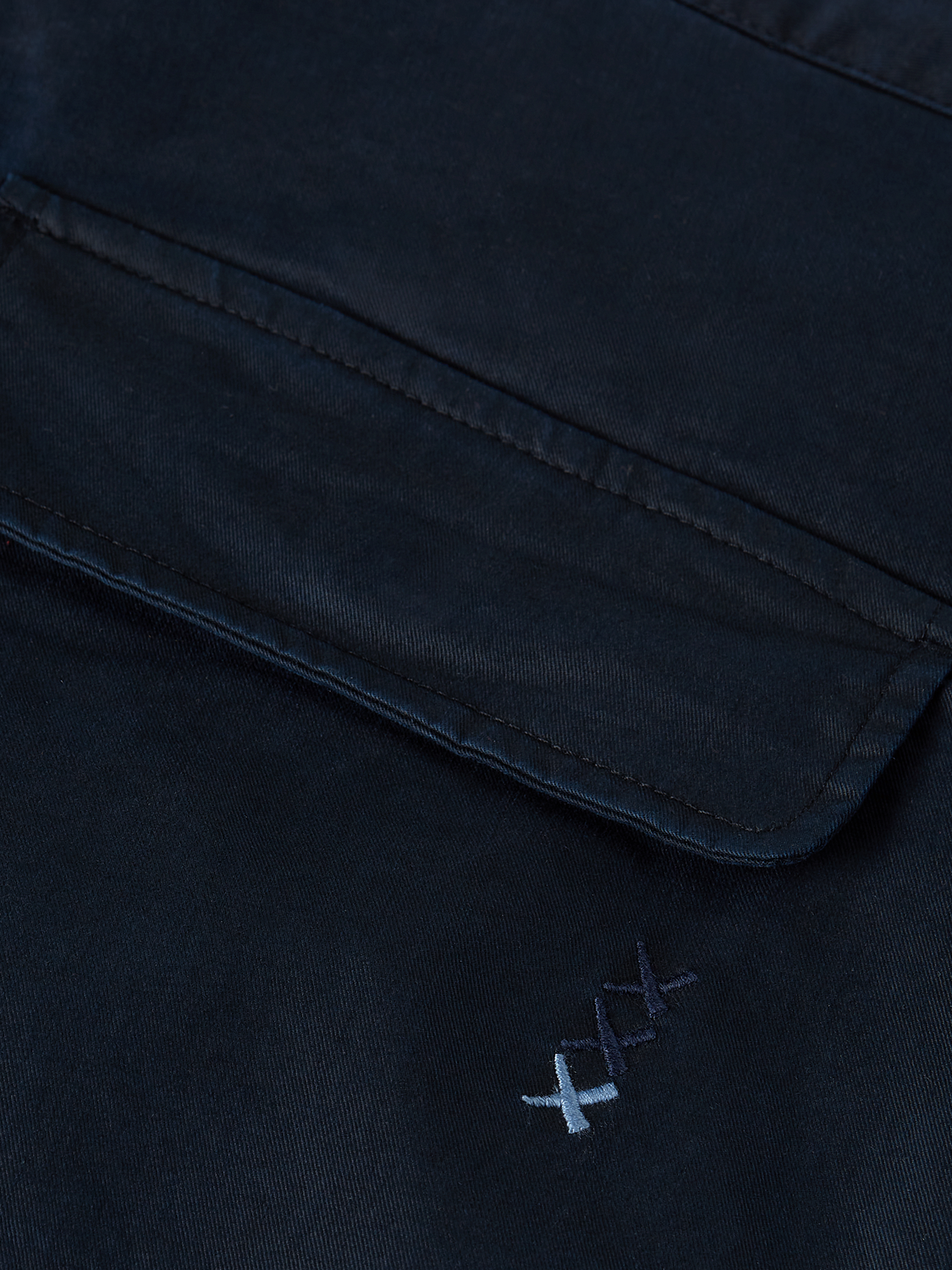 Stuart washed cotton-blend slim cargo