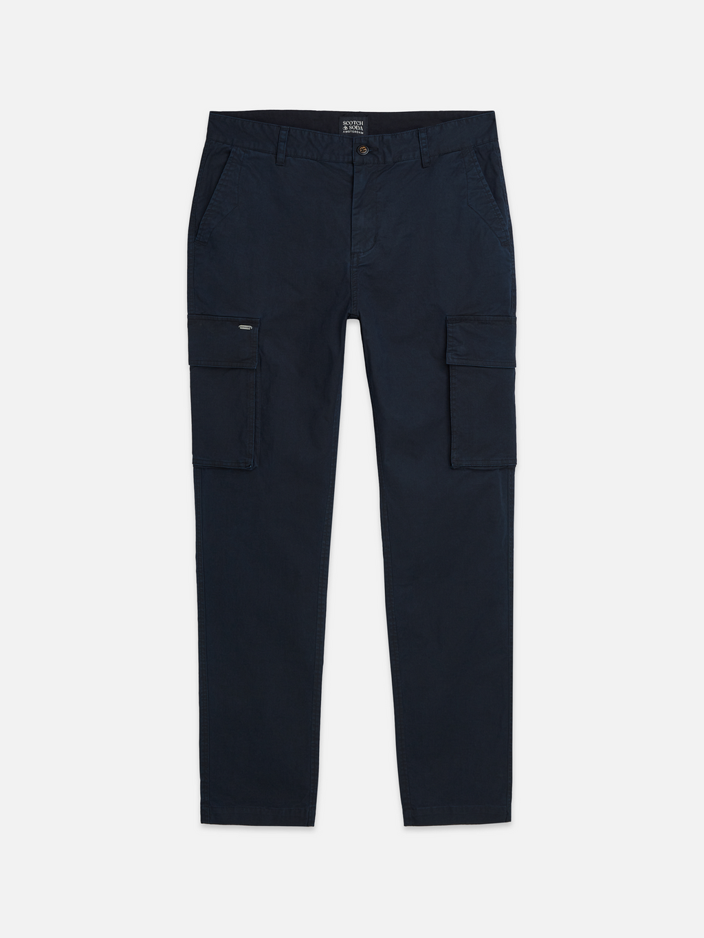 Stuart washed cotton-blend slim cargo