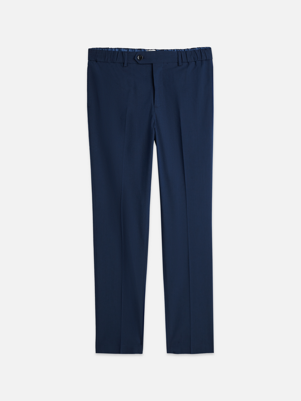 Warren seersucker cotton-blend straight jogger