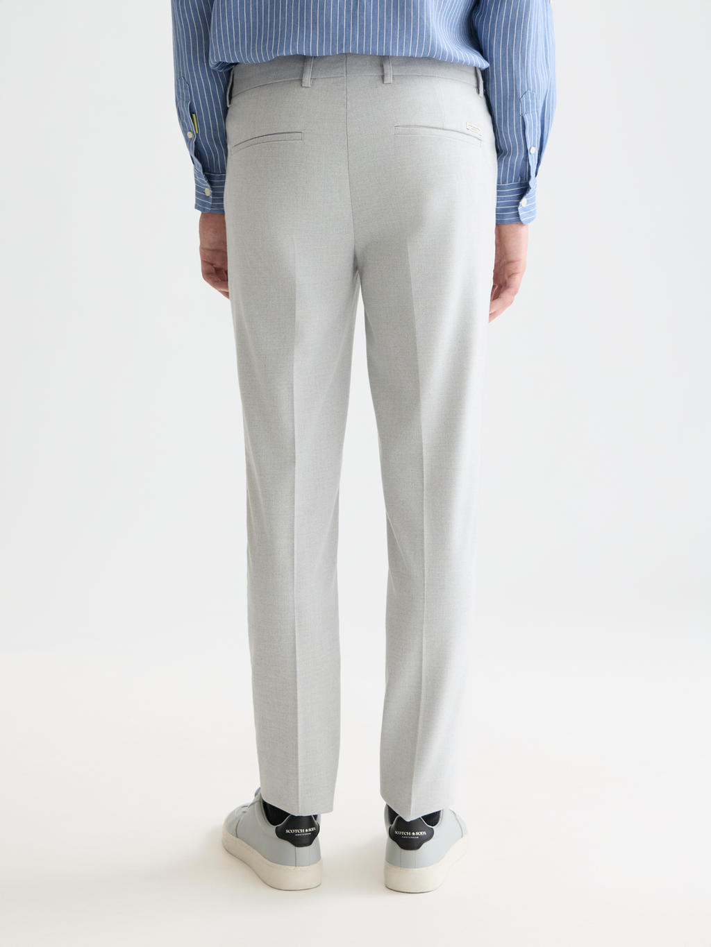 Mott structured weave tailored chino