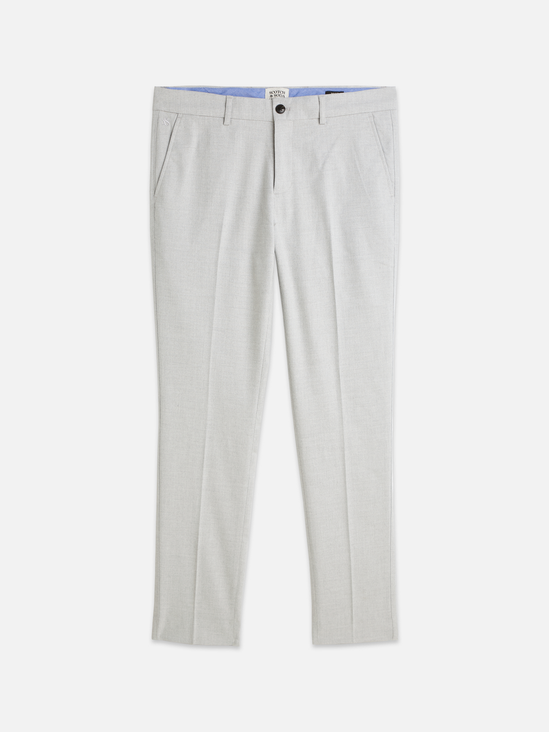 Mott structured weave tailored chino