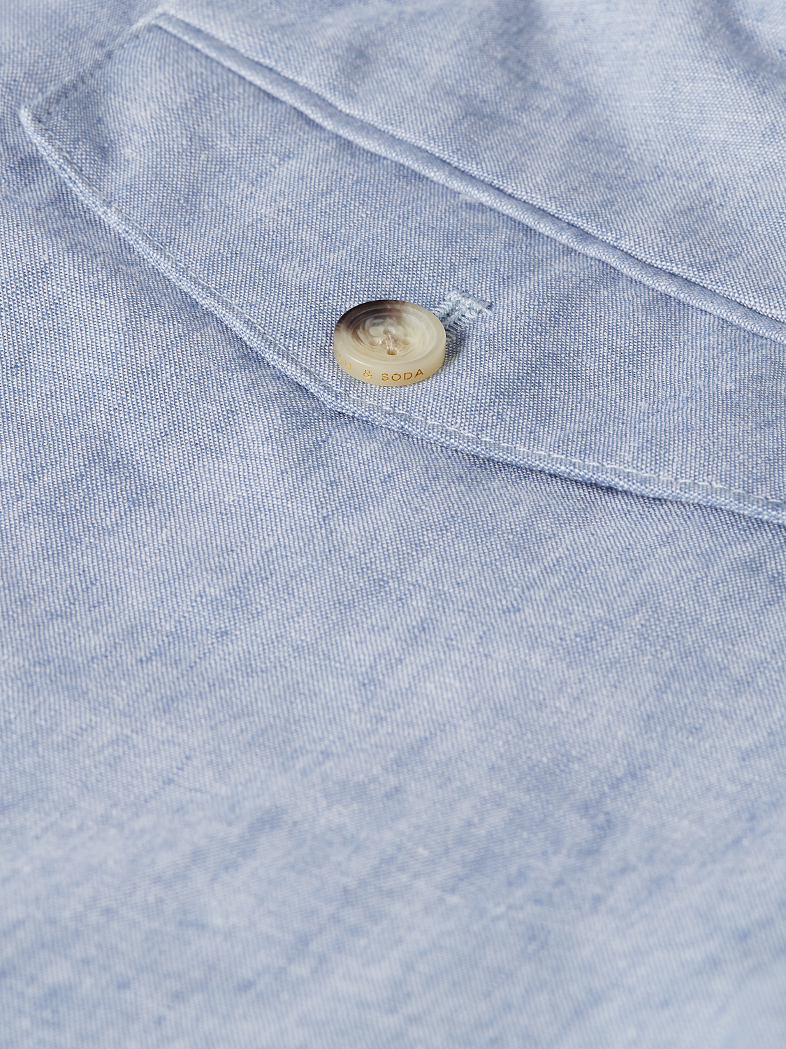 Otis tailored cotton-linen relaxed straight jogger