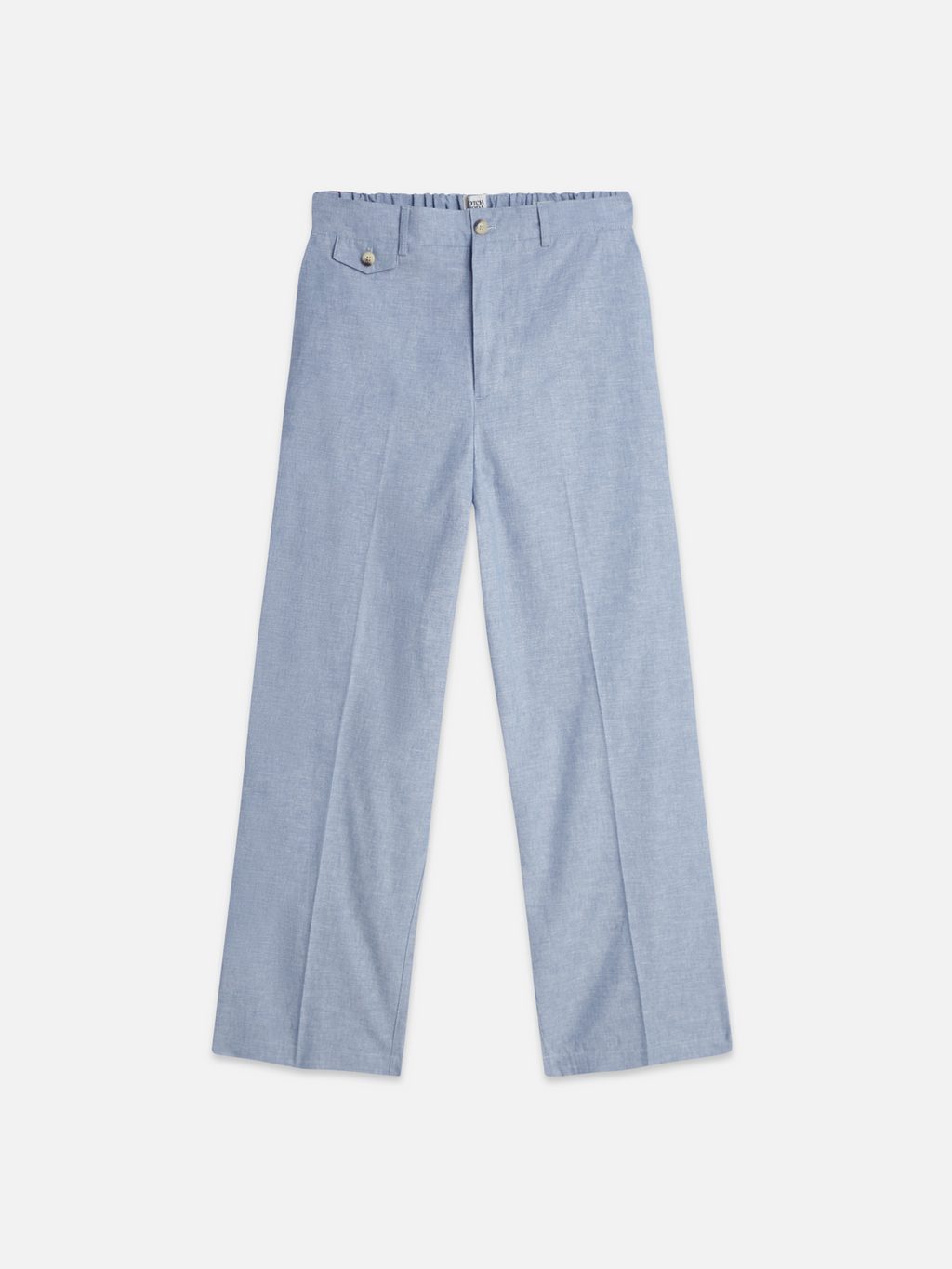 Otis tailored cotton-linen relaxed straight jogger