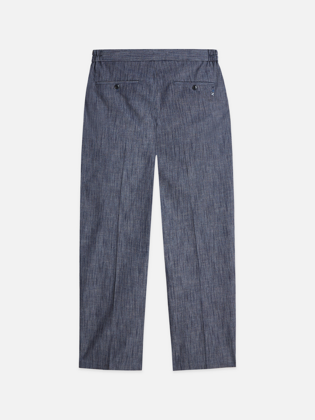 Oliver pleated linen-blend relaxed straight jogger