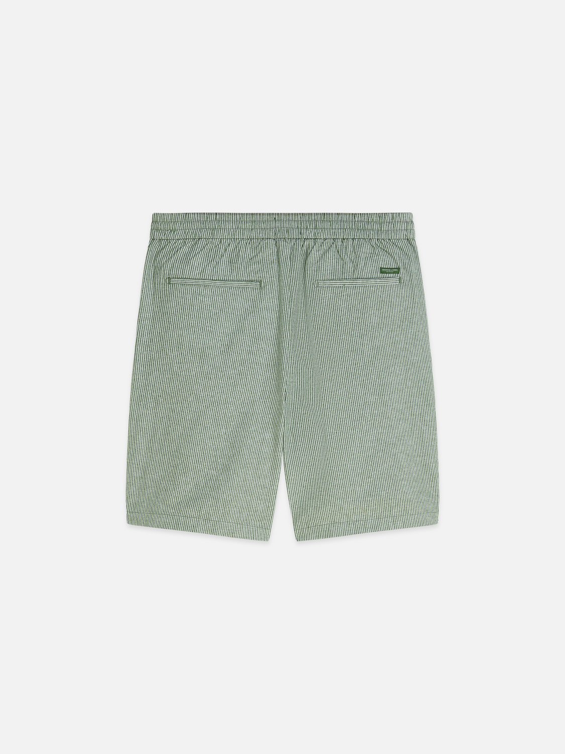 Fave cotton linen bermuda shorts