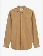 Lightweight Corduroy Regular-fit Shirt flat lay showing product details by Scotch & Soda