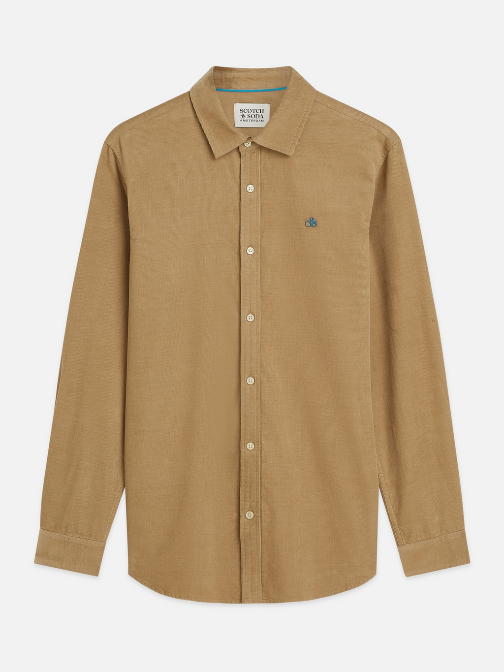 Lightweight corduroy regular-fit shirt