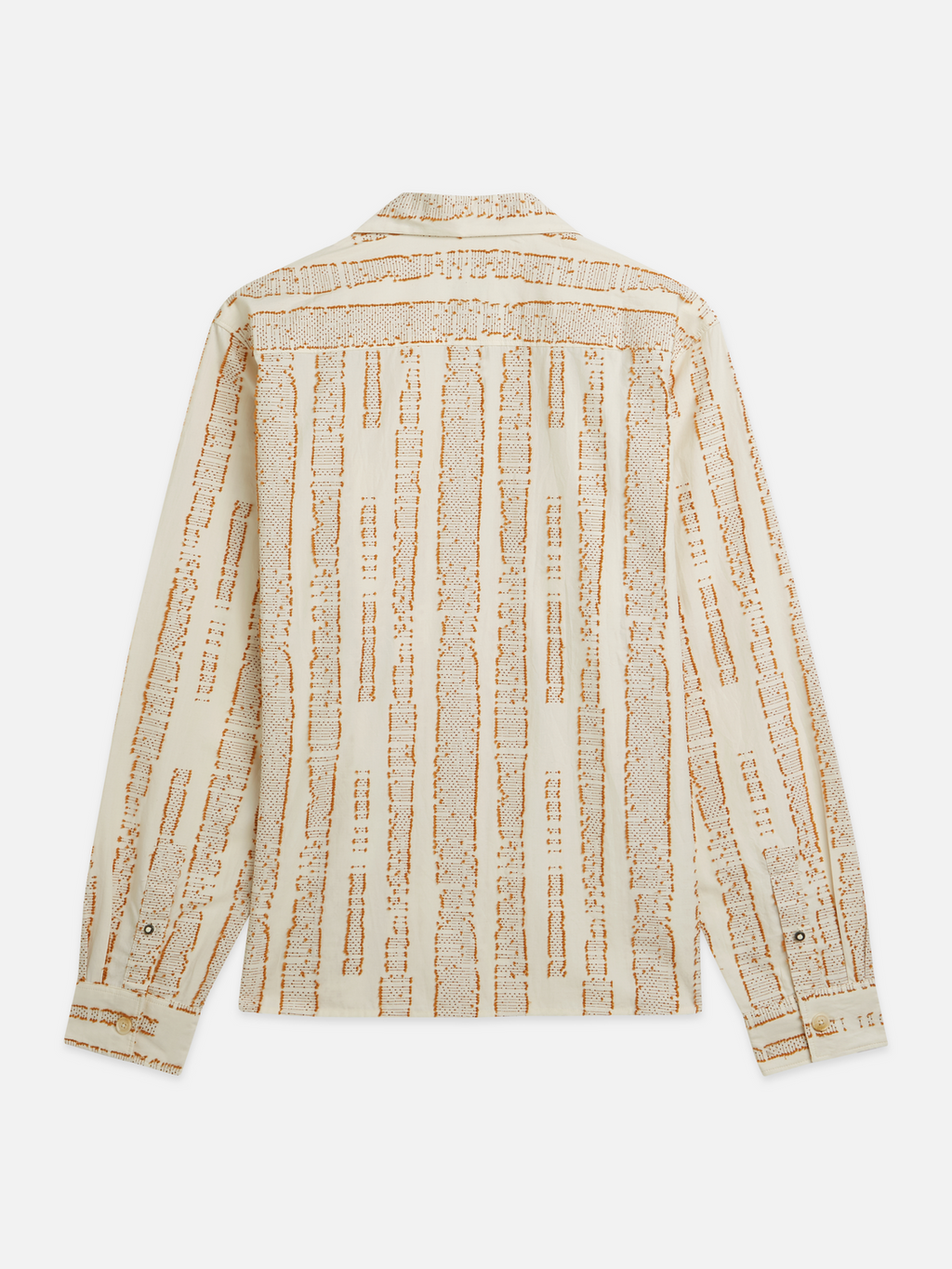 Jacquard structure relaxed shirt