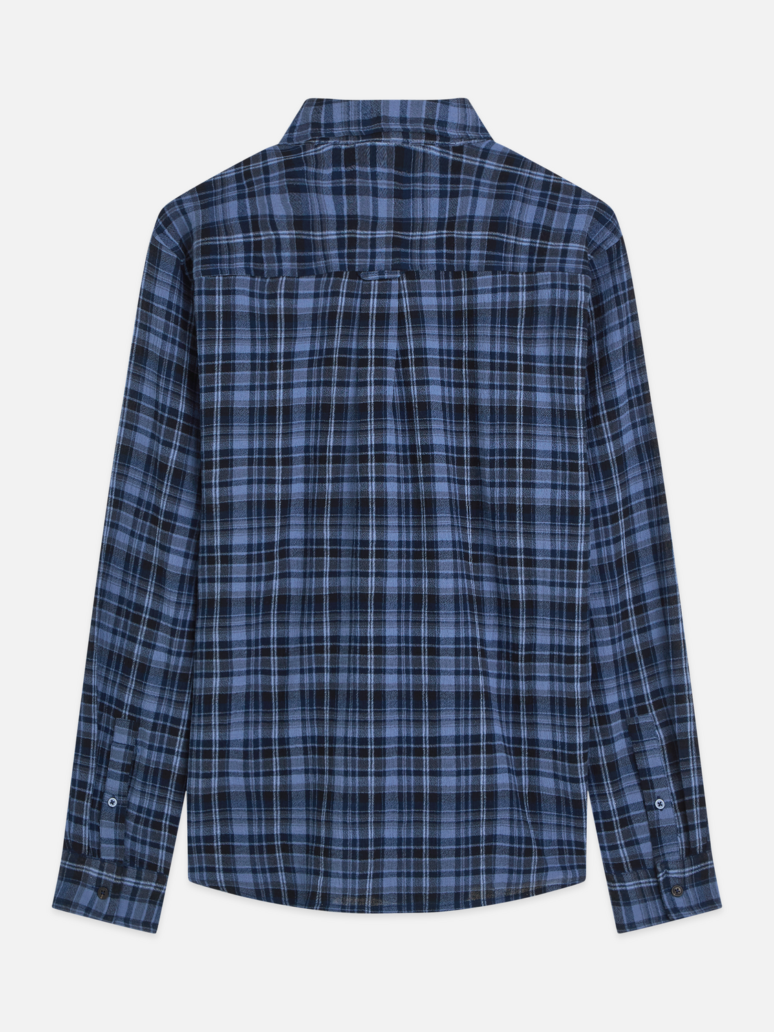 Flannel check relaxed shirt