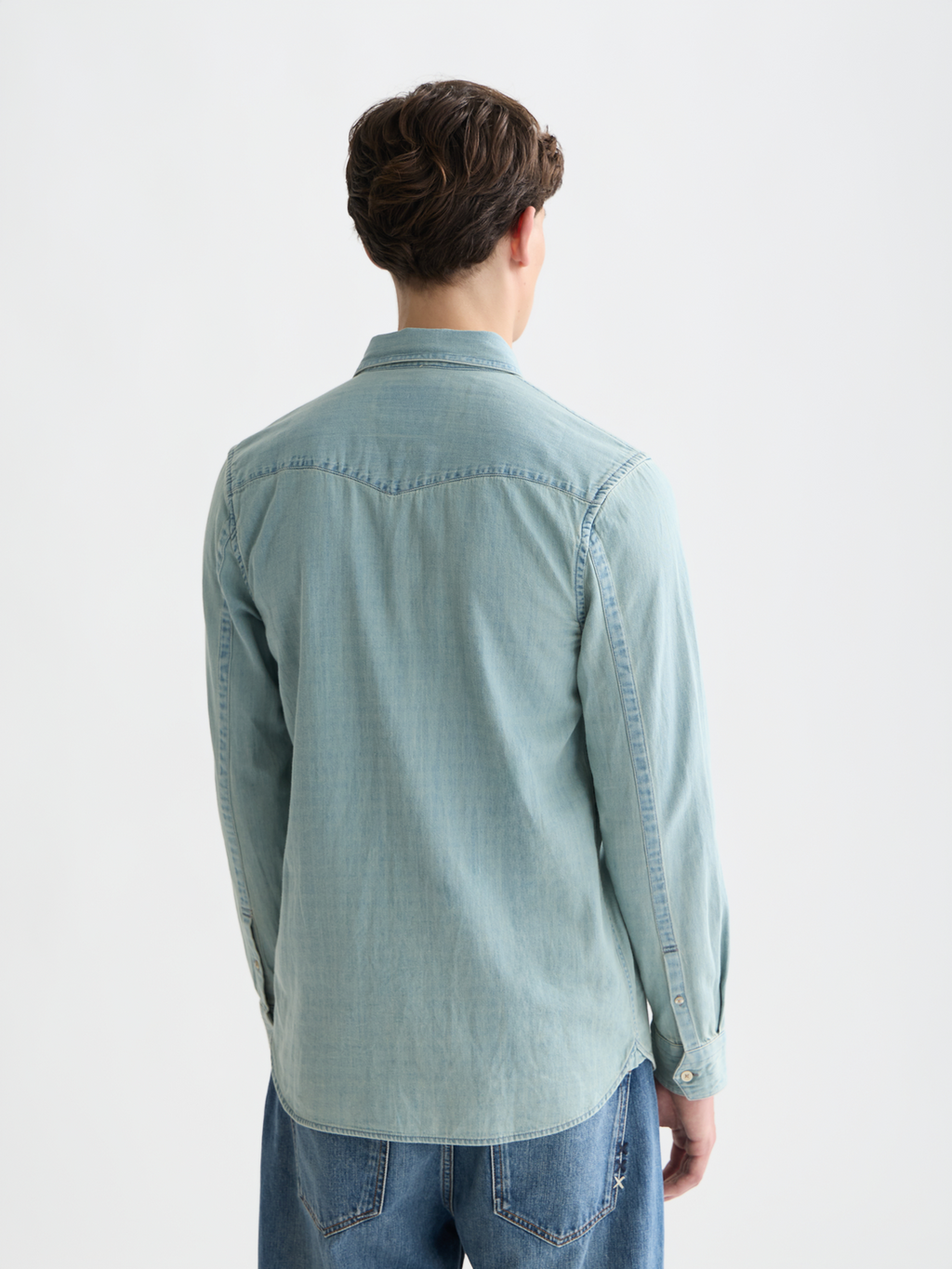 Western denim shirt