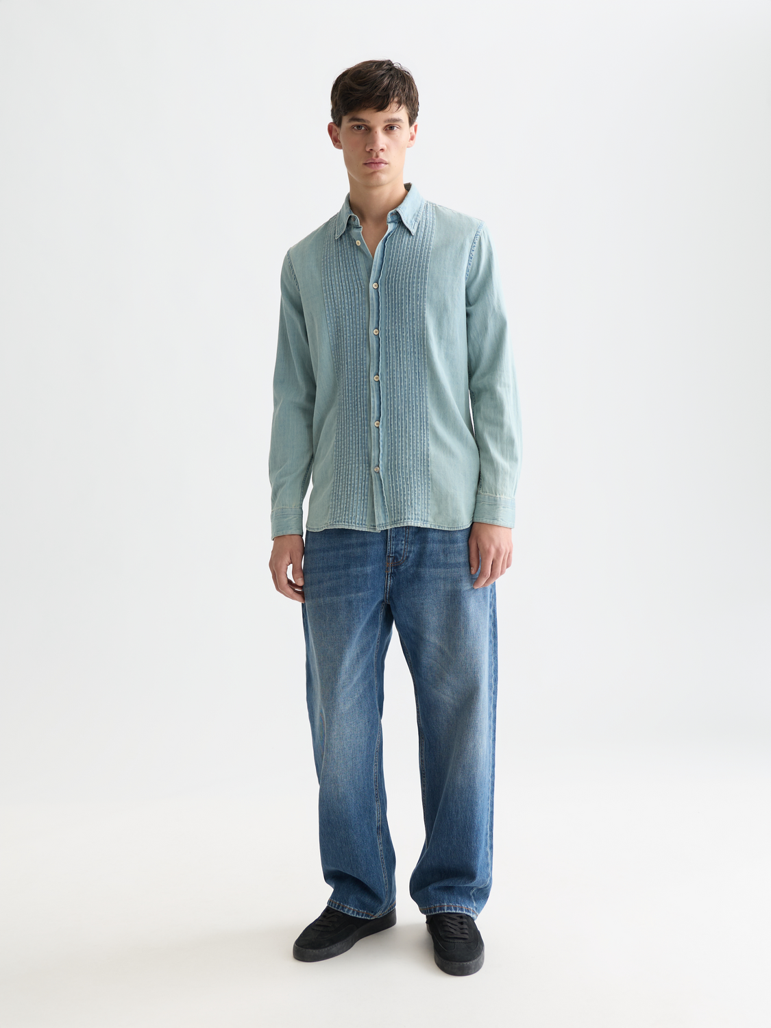 Western denim shirt