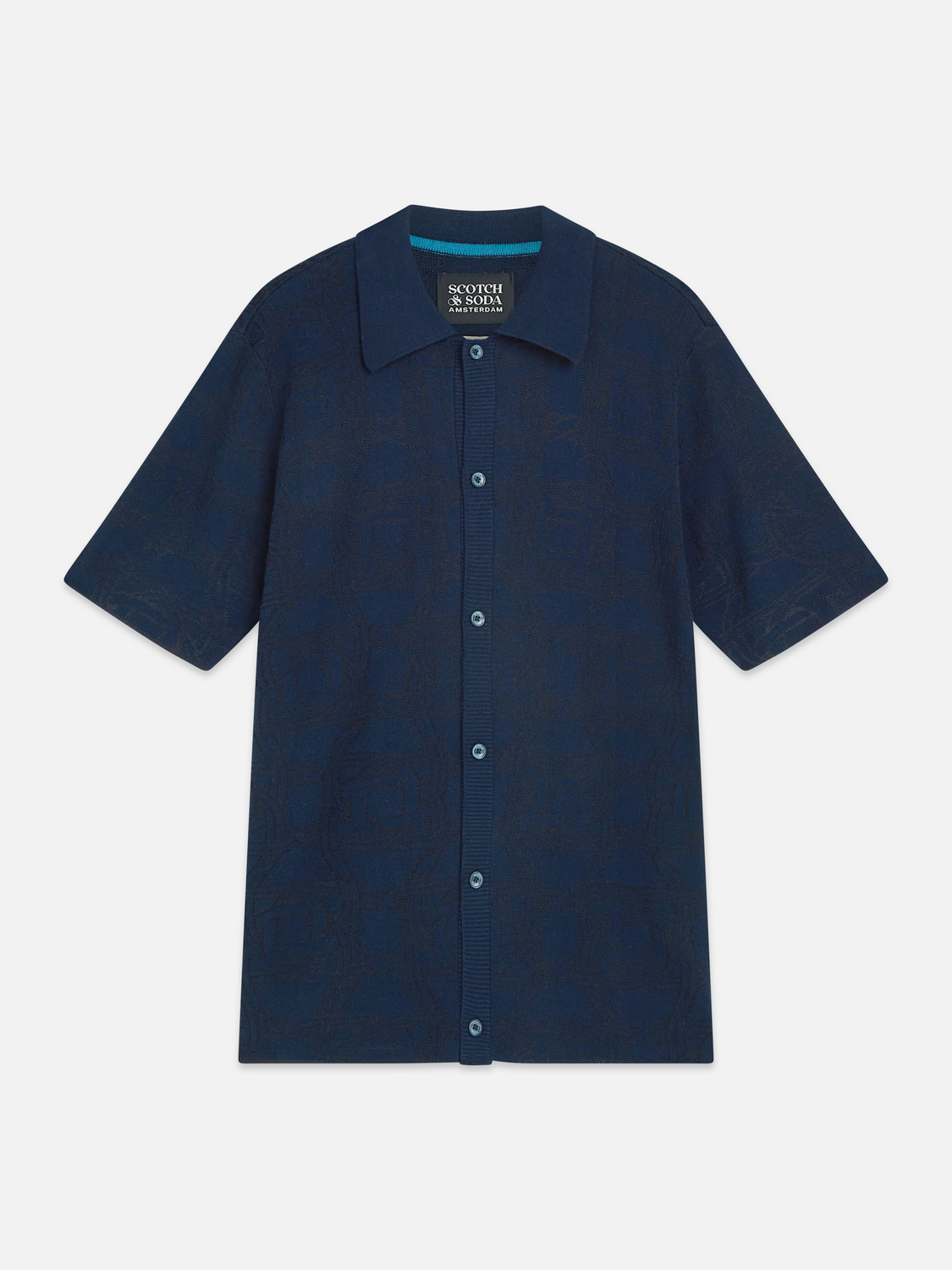 Knitted short sleeve shirt
