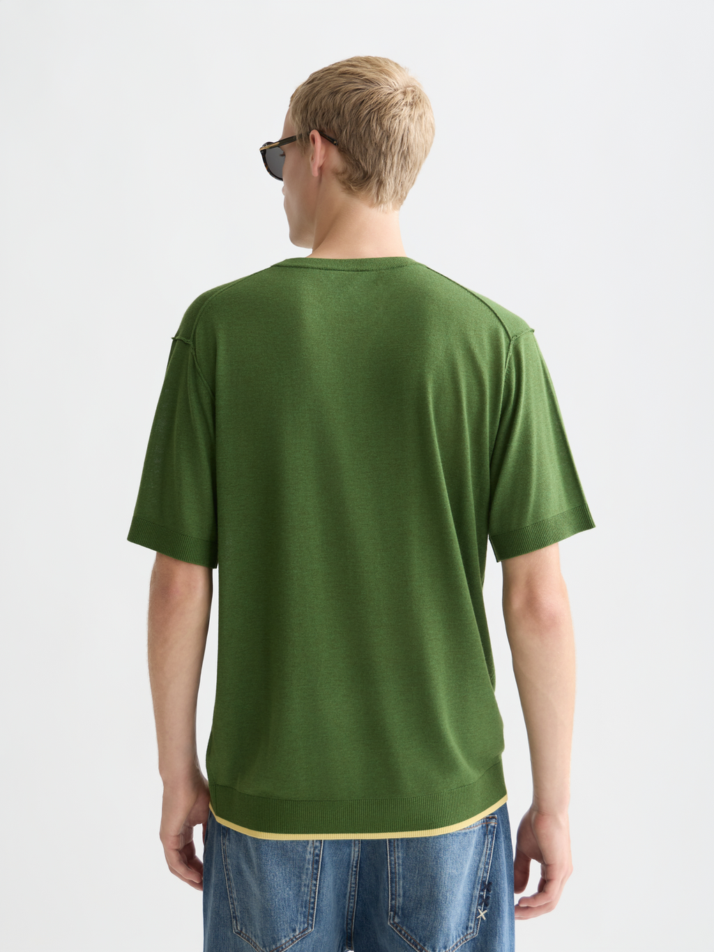 Knitted relaxed T-shirt