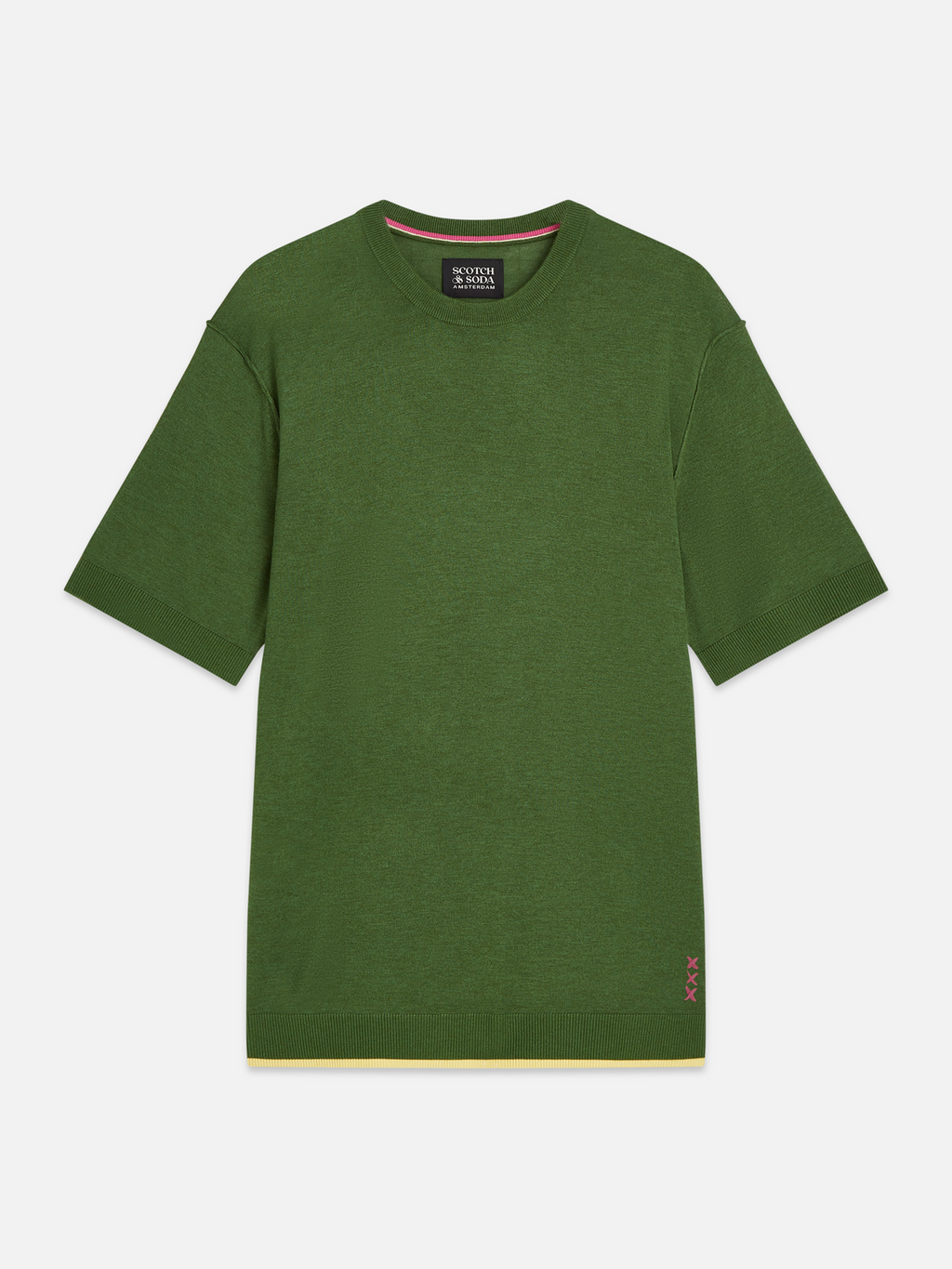 Knitted relaxed T-shirt