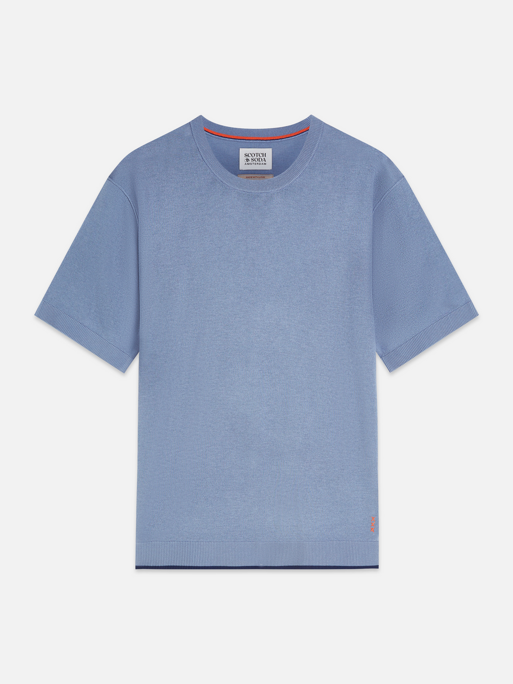 Knitted relaxed T-shirt