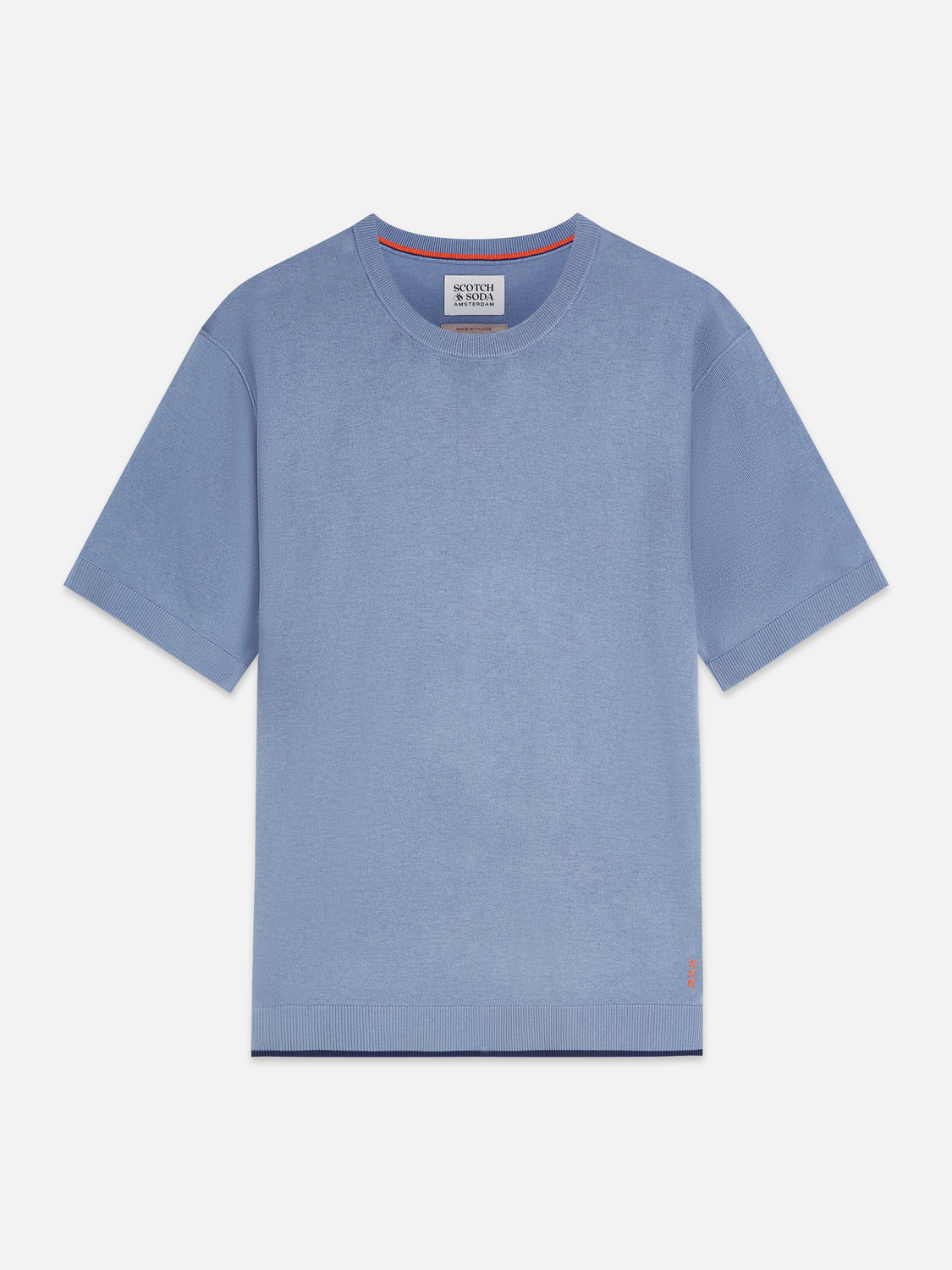 Knitted relaxed T-shirt