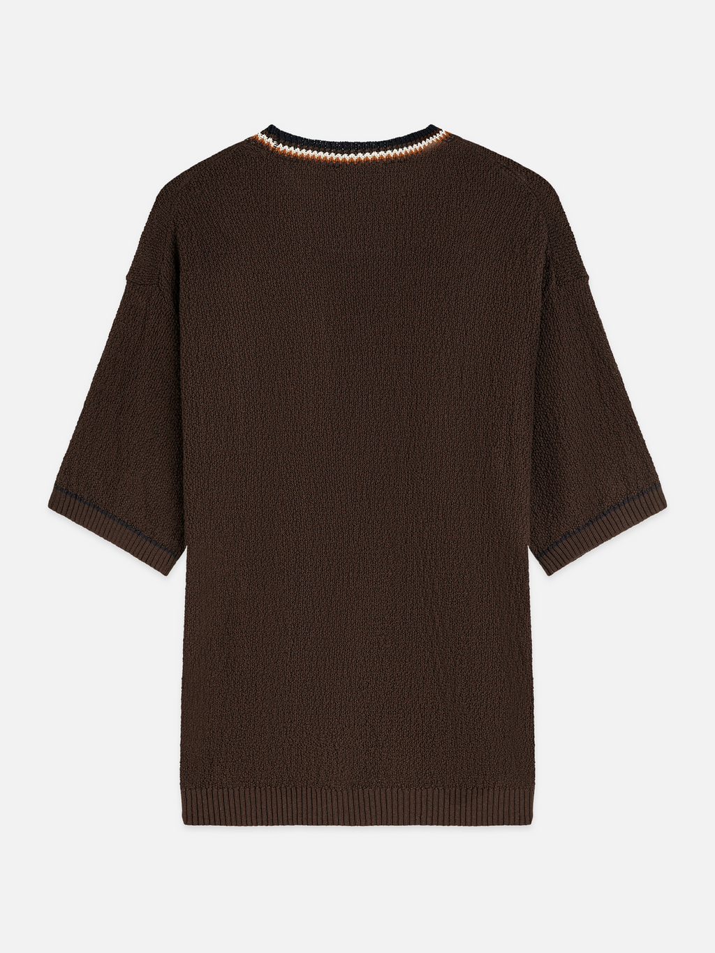 Knitted cotton relaxed T-shirt