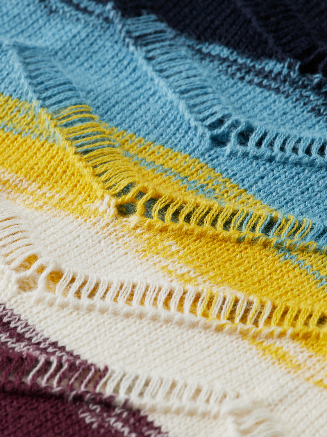 Open structure knitted cardigan