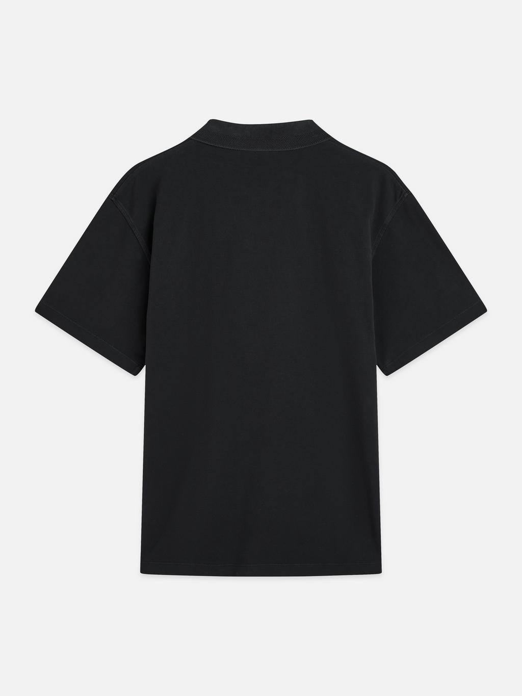 3 crosses pique relaxed garment-dyed polo