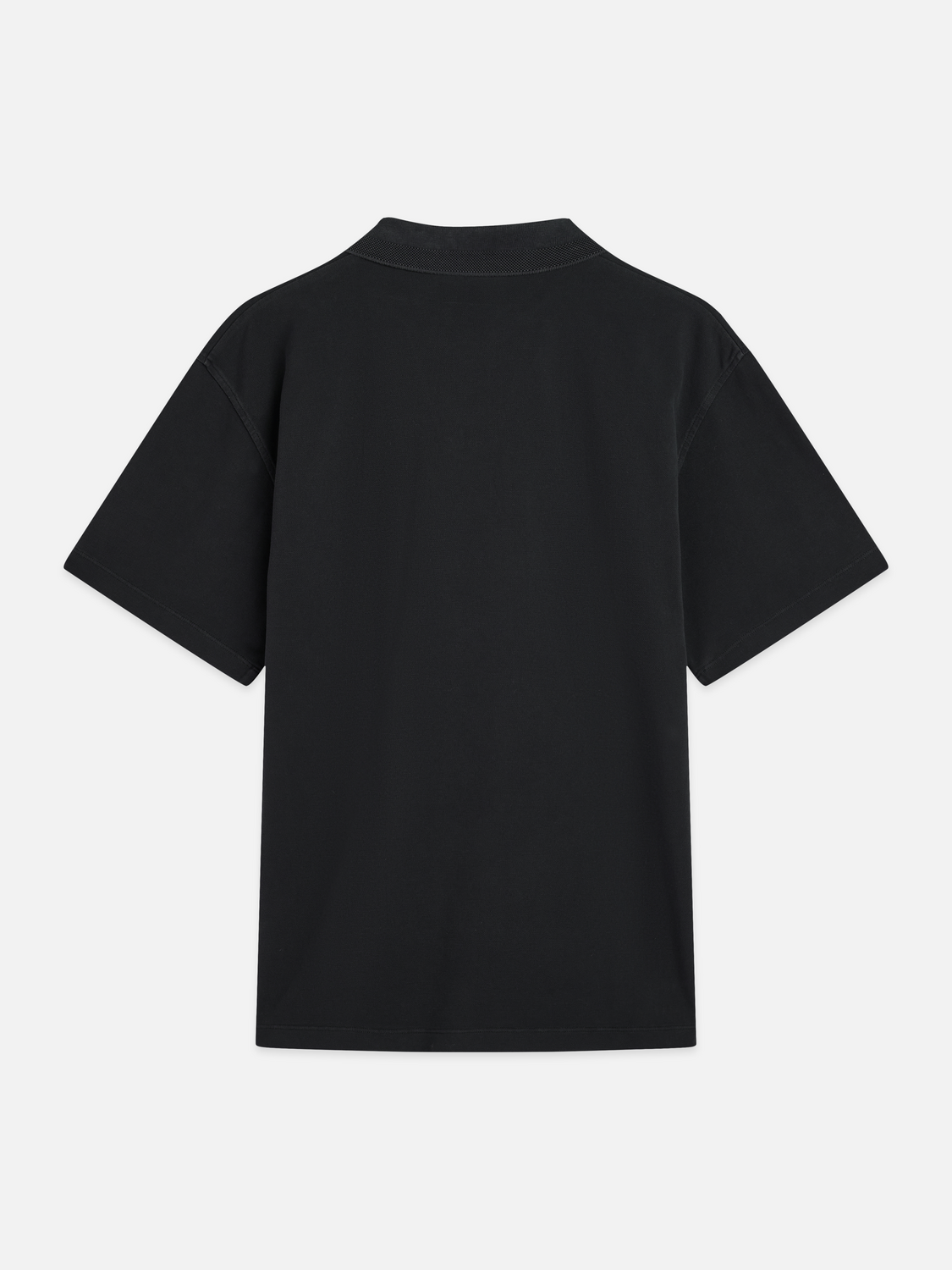3 crosses pique relaxed garment-dyed polo