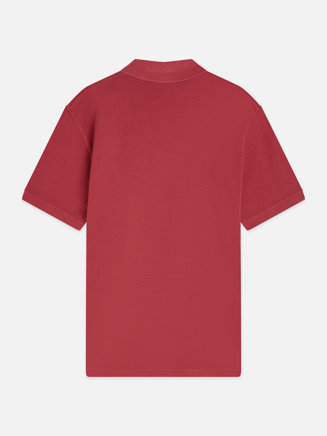 3 crosses pique relaxed garment-dyed polo