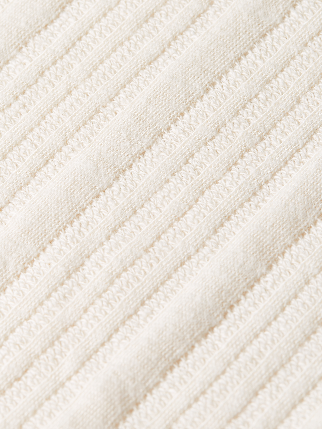 Structured ribbed relaxed polo