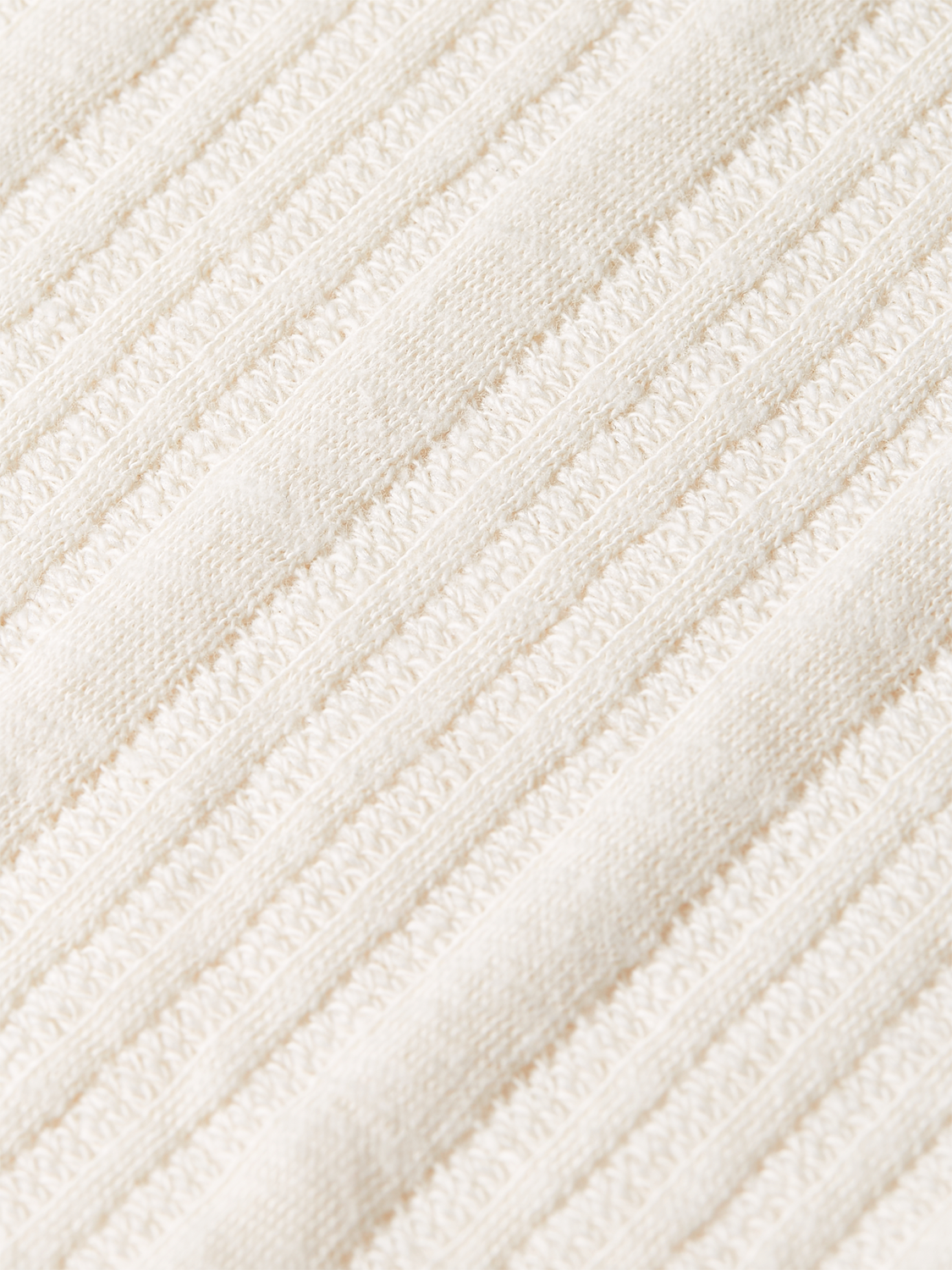 Structured ribbed relaxed polo