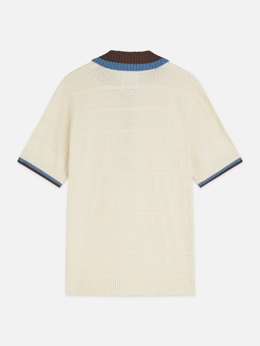 Structured knitted loose polo