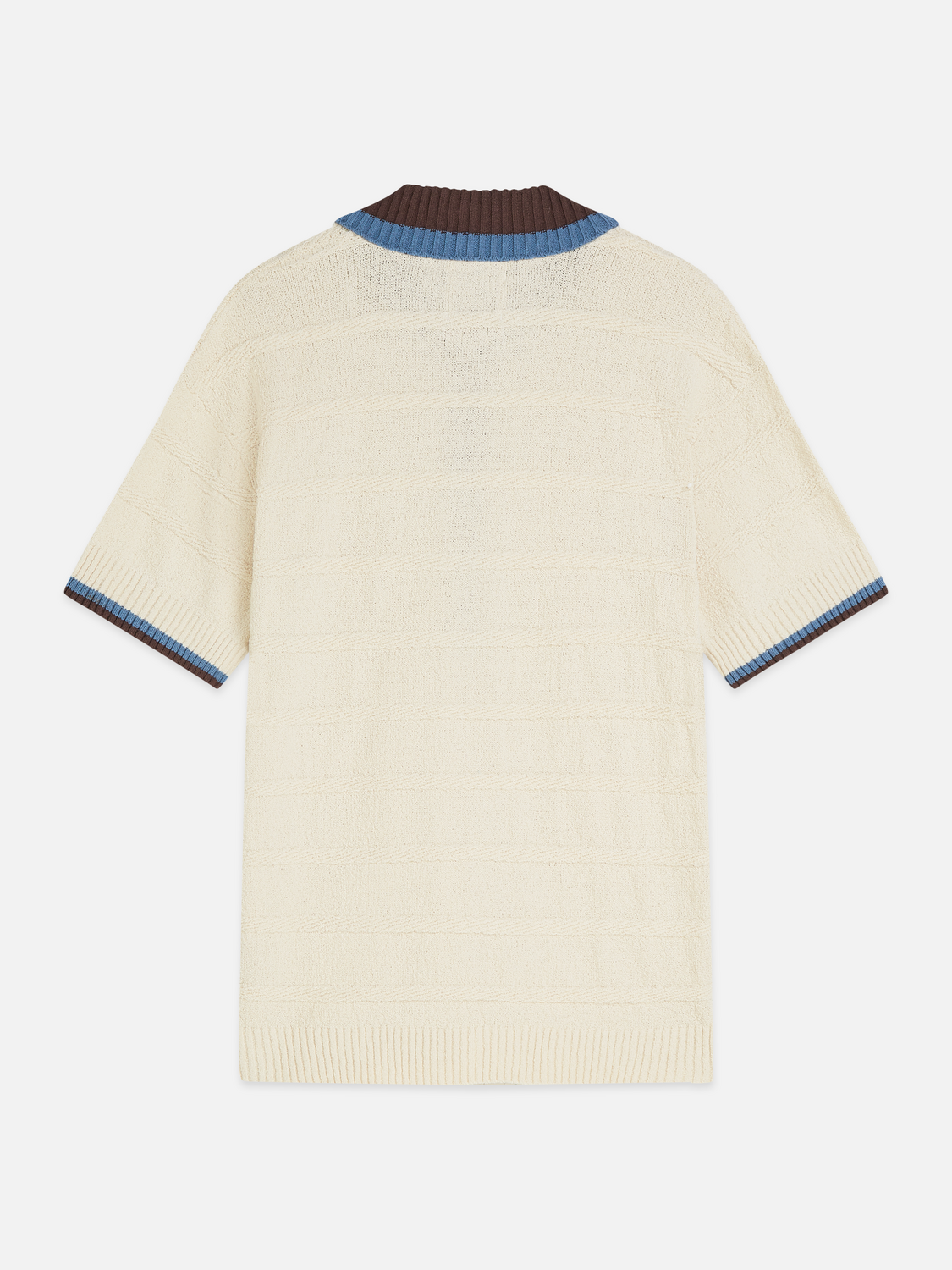 Structured knitted loose polo