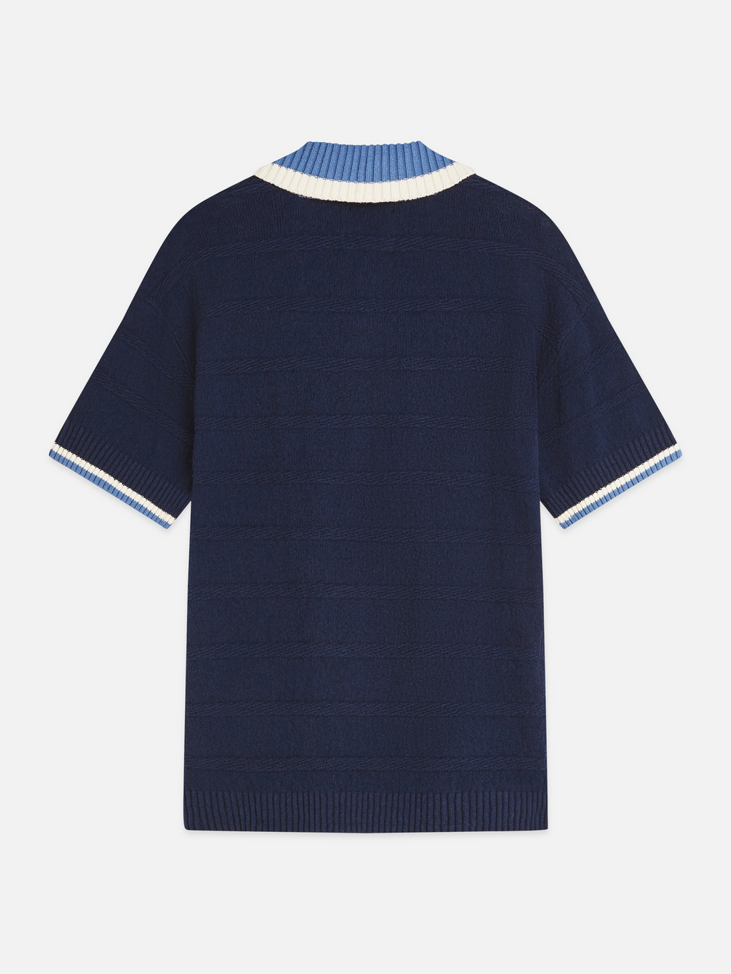 Structured knitted loose polo