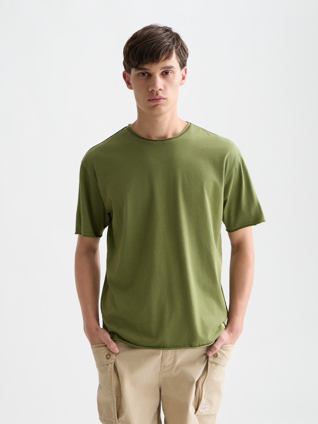 Seasonal Essentials Raw Edged Relaxed T-shirt