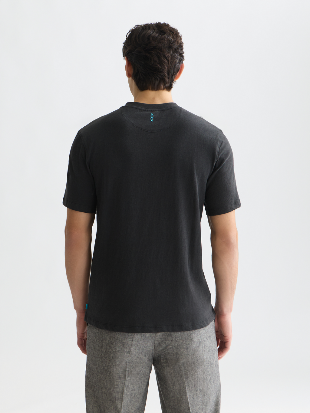 3 crosses cotton-linen T-shirt