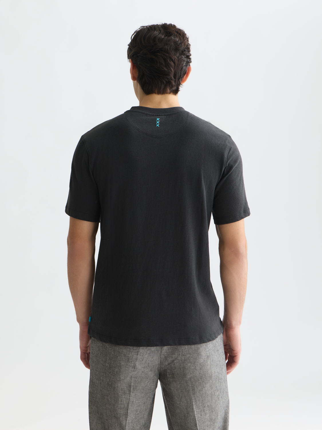 3 crosses cotton-linen T-shirt