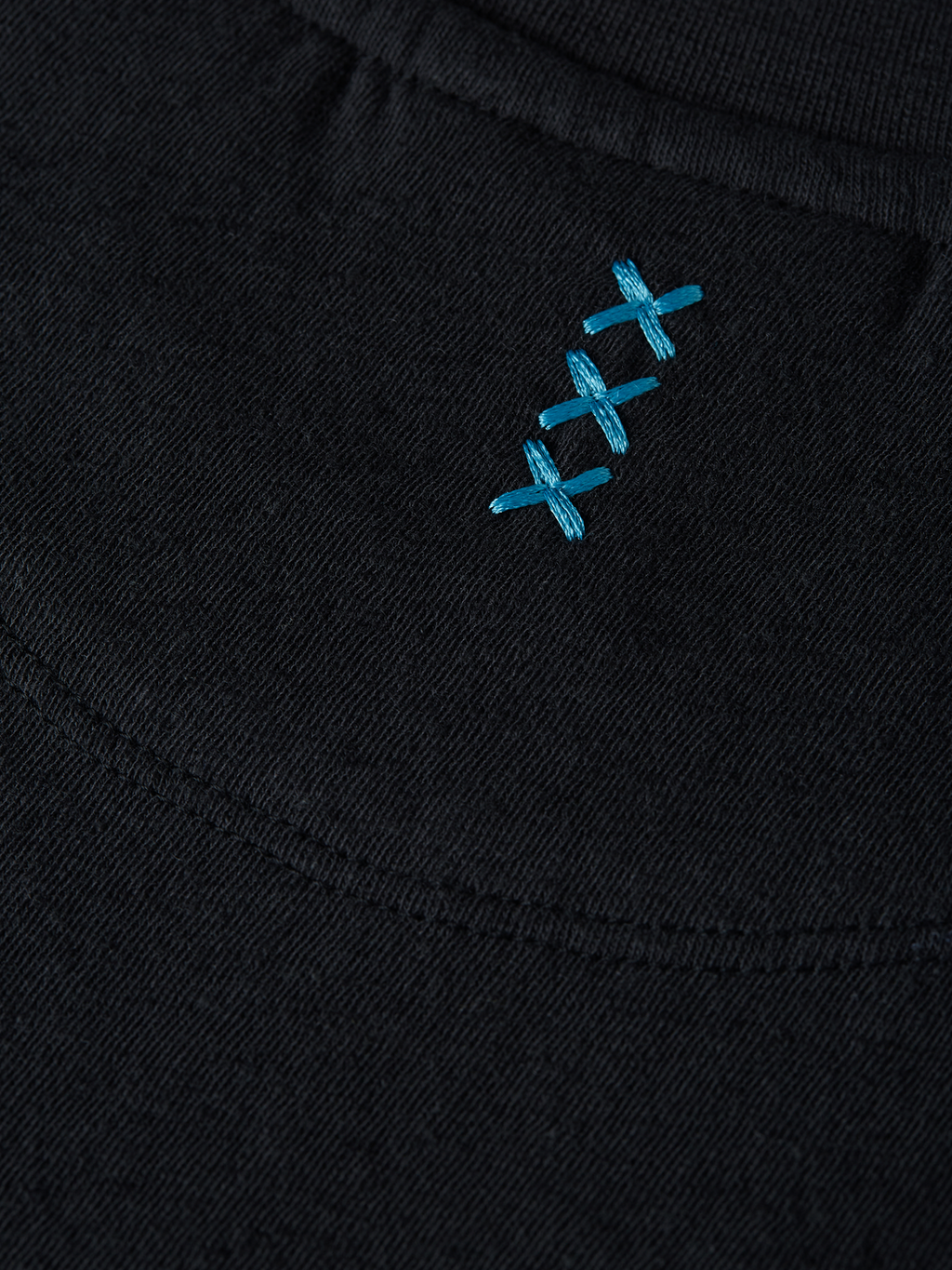3 crosses cotton-linen T-shirt
